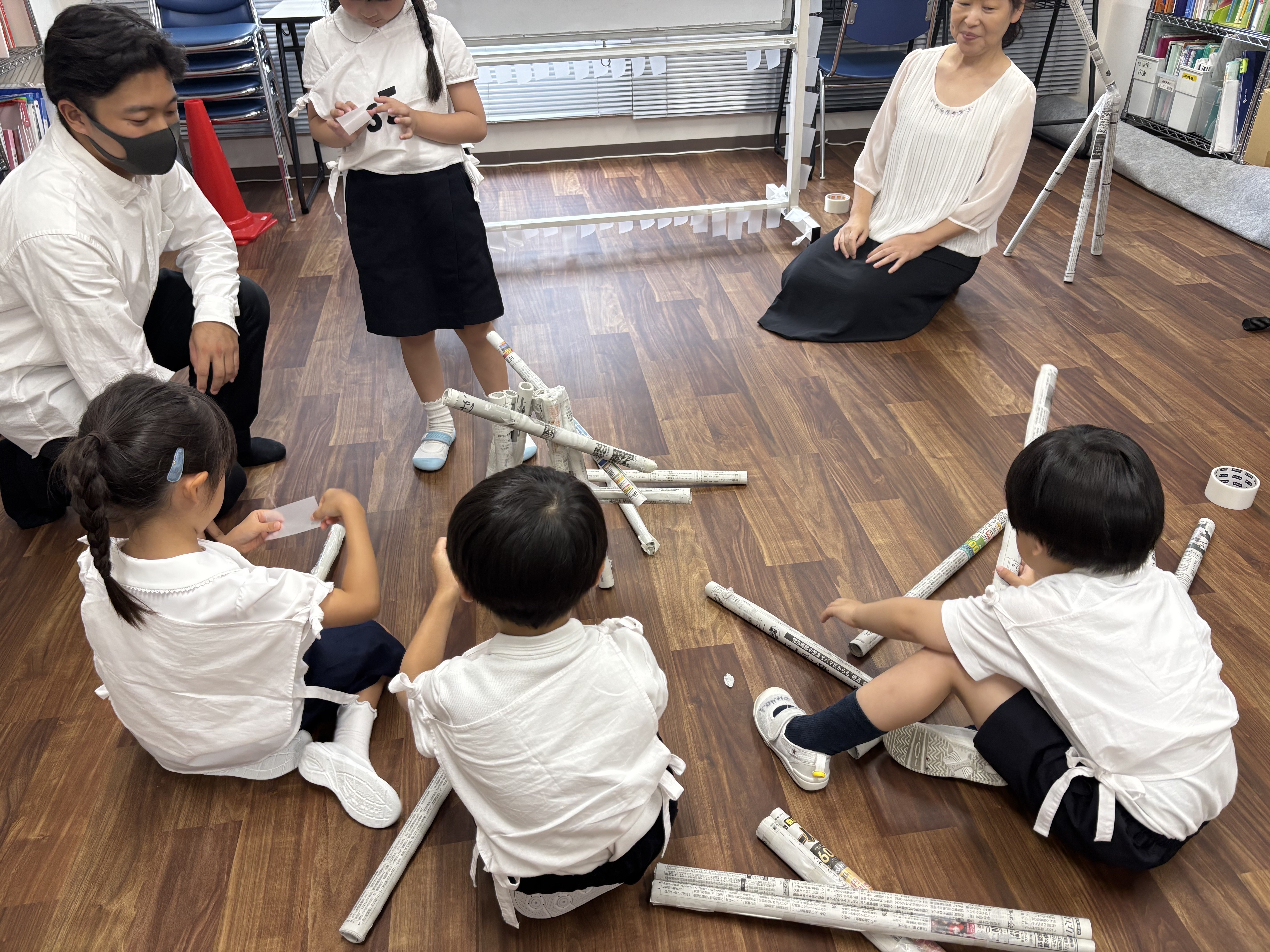 個別指導とグループレッスンの様子